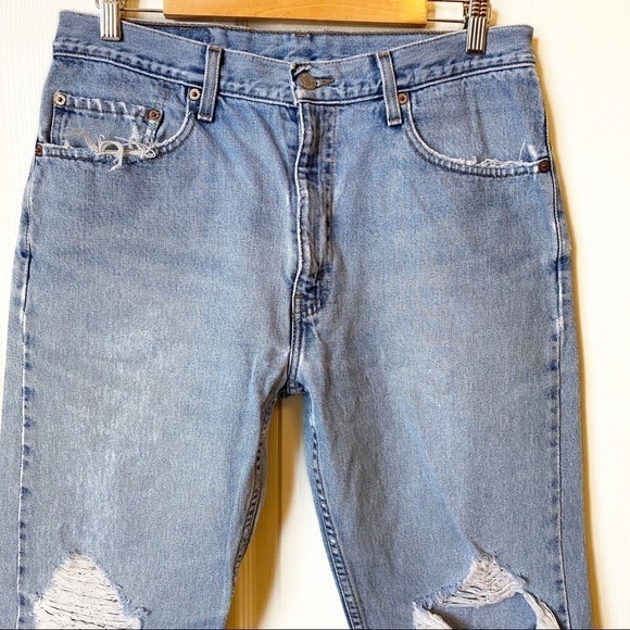 Levi’s Vintage 505 Regular Fit Straight Leg Denim Jeans - Picture 3 of 14